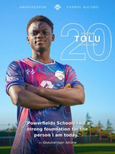 Top School in Lagos Produces Professional Footballer: Powerfields Schools Alumnus Signs with Turkish Club