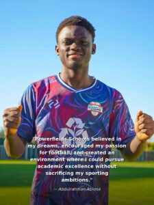 Top School in Lagos Produces Professional Footballer: Powerfields Schools Alumnus Signs with Turkish Club